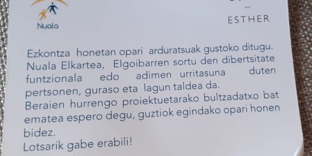 Esther eta Oscar ezkondu ziren